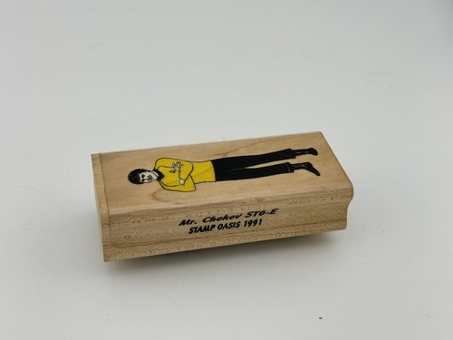 Star Trek TOS Pavel Chekov Rubber Stamp – Vintage Scrapbook Craft Tool - Picture 3 of 4