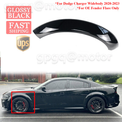 For Dodge Charger Widebody 2020-2023 Painted Front Left Side Wheel Falre Molding