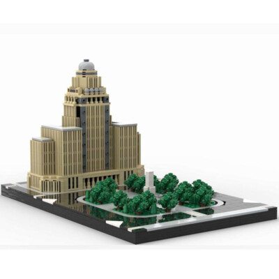 Buffalo City Hall 1:650 National Landmark Architecture 1693 Pieces MOC