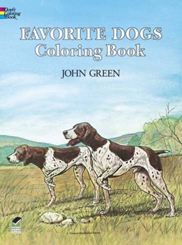 Favorite Dogs Coloring Book by John Green: Used
