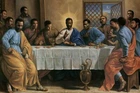 Black African American LAST SUPPER  "8 x 10" Print - ready to be framed