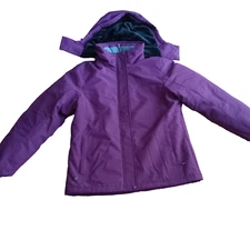 CAMEL CROWN  HOODED JACKET WOMEN SKI  MED. Thicken Winter Snow Coat Fleece