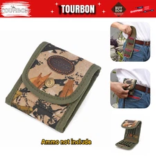 TOURBON Cartridges Holder Belt Pouch 10 Slot Rifle Shell Carrier Ammo Carry Case