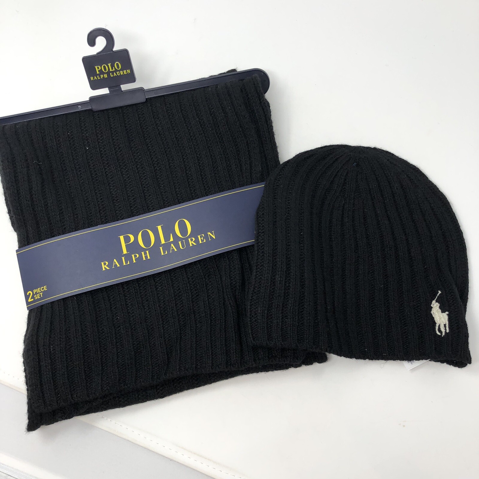 ralph lauren womens hat and scarf set
