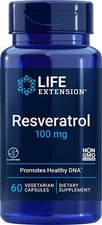 Resveratrol 100 mg Promotes Health & Longevity - 60 Vegetarian Capsules