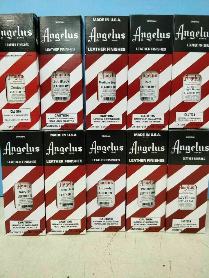 Angelus 皮革染料 3 盎司 带鞋靴包涂抹器 Pic-A - 彩色 — 第 2/2 张图片