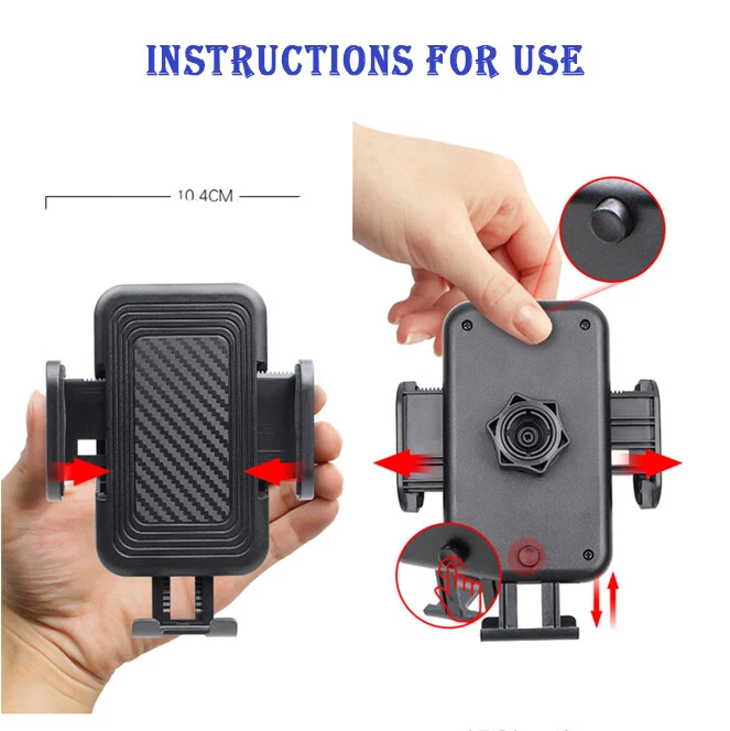 Universal Cell Phone Holder For Car Mount Dashboard Windshield Air Vent Stand - Image 4 of 4