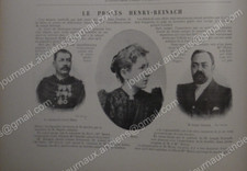1899 JUSTIZ - DER PROZESS HENRY REINACH - Zeitschrift " DAS ILLUSTRIERTE LEBEN "