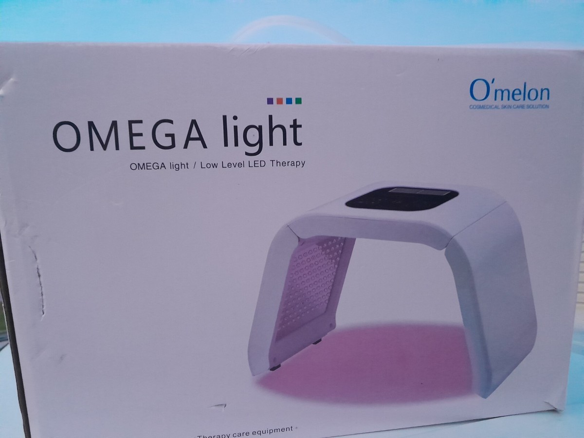 O'melon Omega Light LED Face Therapy Facial Skin Care White 7