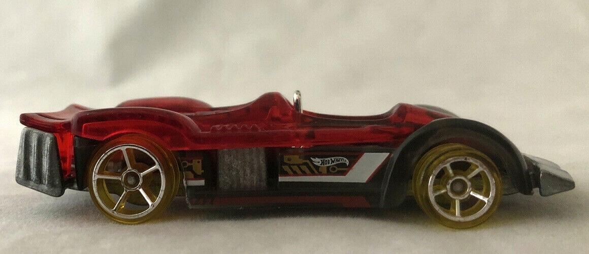 Vintage HOT WHEELS Clear Red ROAD ROCKET 1995 Car 1:64