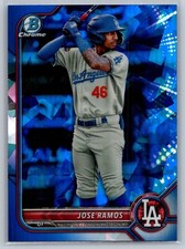 2022 bowman chrome sapphire baseball jose ramos prospect rc #228