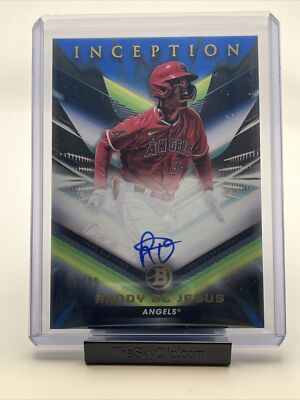 2023 Bowman Inception Randy De Jesus Prospect Autograph Blue Foil
