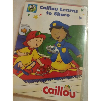 PBS KIDS CAILLOU: CAILLOU LEARNS TO SHARE DVD AUTHENTIC 7 STORIES