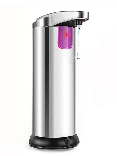 250ml Stainless Auto Handsfree Sensor Touchless Soap Dispenser Kitchen Bathroom - Picture 7 of 15