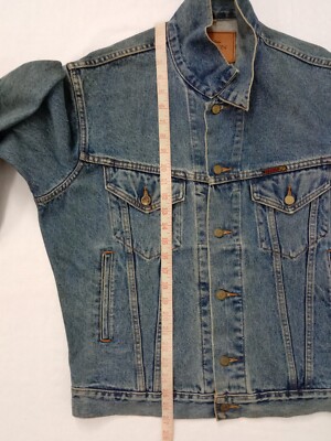 Vintage Japanese Brand Bobson Denim Trucker Jacket Blue Men's Size
