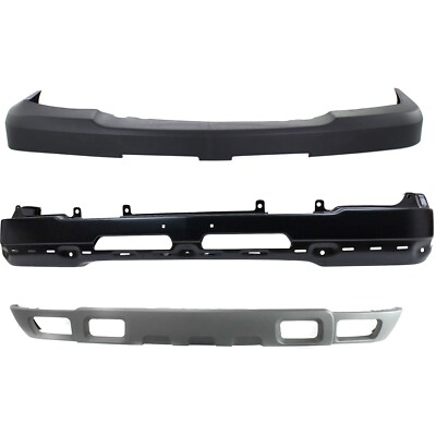 Bumper Face Bars Front for Chevy Chevrolet Silverado 3500 Classic 2500 HD Truck