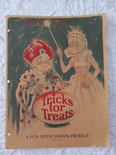 Old Vintage 4-H Food Magic Tricks for Treats HALLOWEEN Cook Book Fun With Food - Picture 2 of 12