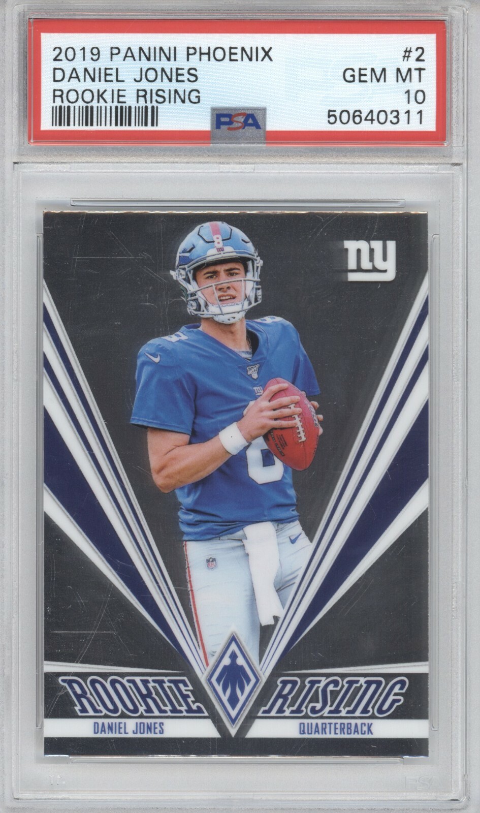 Daniel Jones Panini Phoenix Rookie Rising #2 Base