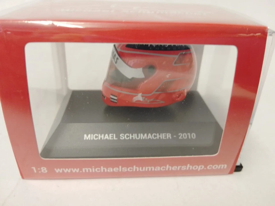 MBA-Sport Helmet Michael Schumacher Mercedes F1 2010 1/8 MS-MH-8-2010 - Immagine 2 di 3