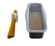 Microwave Pasta Cooker with Portioning Tool Makes Pastas & Spaghetti In Minutes