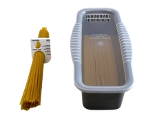 Microwave Pasta Cooker with Portioning Tool Makes Pastas & Spaghetti In Minutes