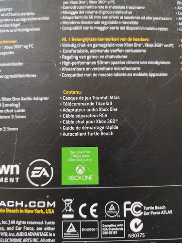 Casque Xbox One / Ear Force / ATLAS / Titanfall / Complet En Boîte - Photo 11/11