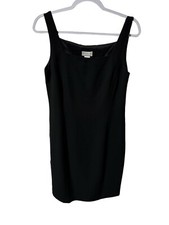 Liz Claiborne Sleeveless Sheath Little Black Dress Size 6 EUC