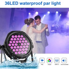 HOLDLAMP 360W RGBW LED Par Light DMX Stage DJ Party Lights Uplight Wash Light