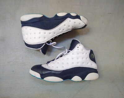 Jordan13 ホワイト/ネイビー スニーカー Nike Air Jordan 13 Retro Shoes 'White/Midnight Navy' (414571-140
