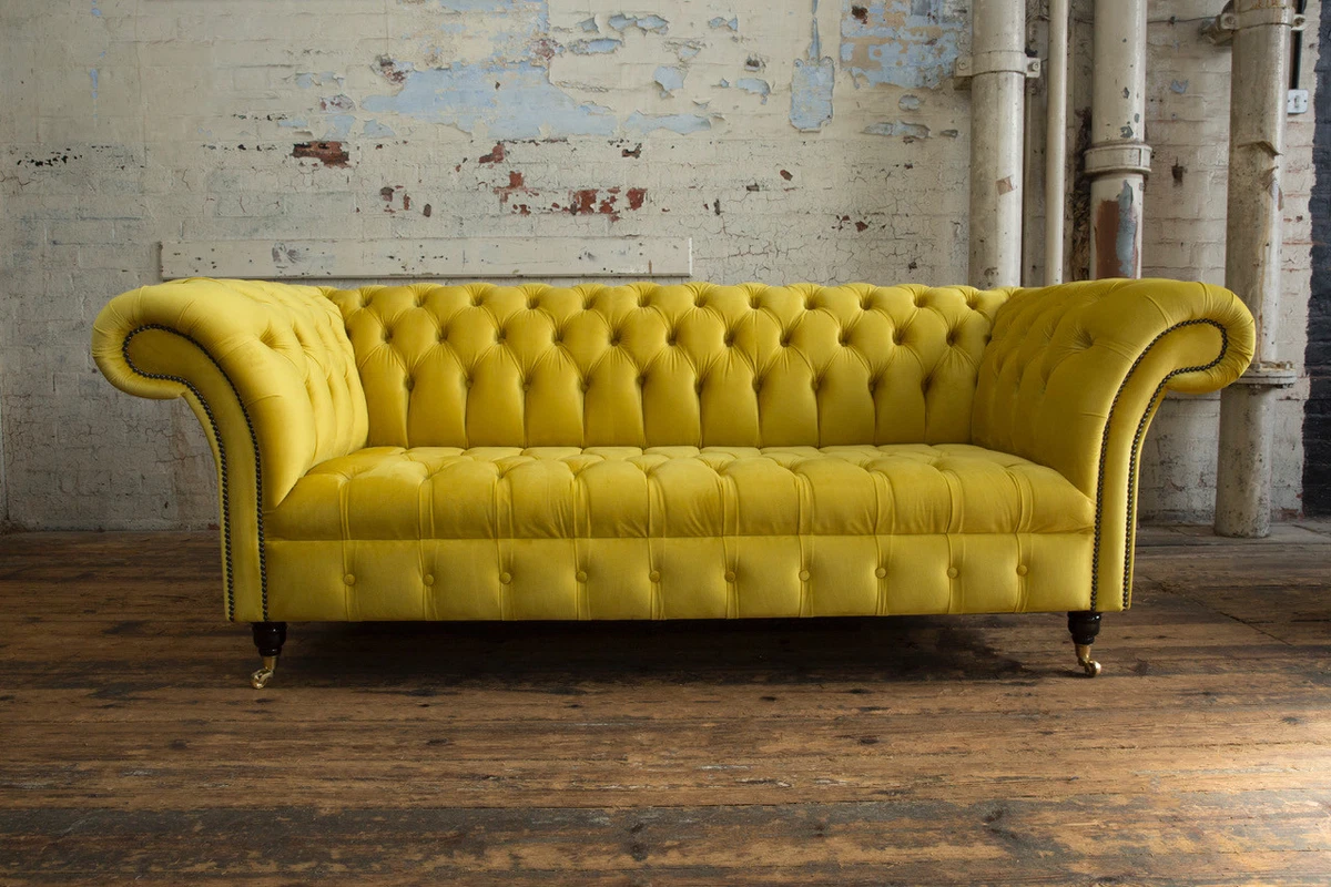 Canary on sale yellow sofa
