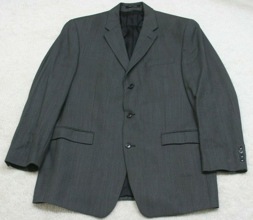 Gray Dress Suit Jacket Lined Blazer 