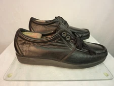 Red Wing Men's Size 12 N Black Leather Moc Toe Oxford 8611 USA made