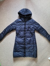 G-star Raw Long Padded Navy Coat Small (ladies)