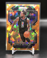 Patrick Beverley 2021-22 Prizm NBA Orange Ice SP Card #25 Timberwolves, Lakers