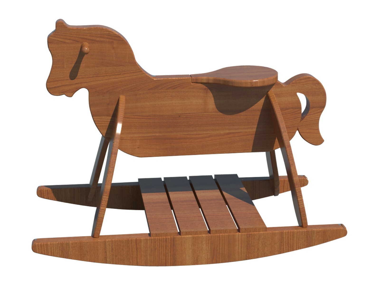 wood horse toy for baby