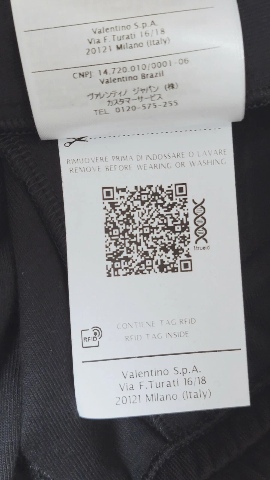 PANTALONE VALENTINO JERSEY NERO TAGLIA M 750€