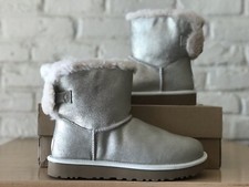 Ugg Classics Mini Arielle Sparkle Gold Suede Fashion Women  s Boots Size US 6 New