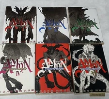 Go Nagai Yu Kinutani Manga Amon Darkside of Devilman Complete 1-6 set