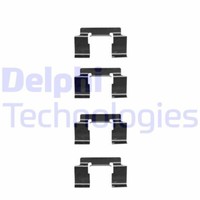 Delphi LX0337 ZubehöRsatz, Scheibenbremsbelag Passend FüR Nissan