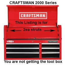 Set 13" Nitro Prop Gas Spring Strut Lid Lift Fits CRAFTSMAN 2000 Tool Chest 41"