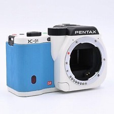 Pentax K-01 Digital Camera Body Set White Blue