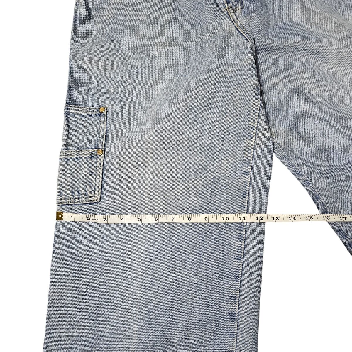 Vtg Results Jeans Mens 36x29 Baggy Wide Bottom Carpenter Vtg Results Jeans Mens 36x29 Baggy Wide Bottom Carpenter