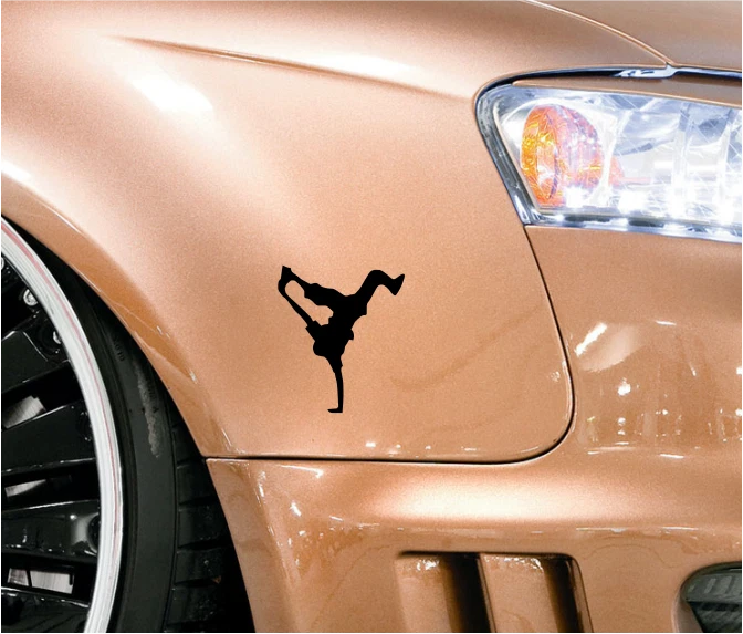 Calcomanía de vinilo Breakdancing Bboy pegatina computadora portátil Macbook Pro aire coche ventana calcomanía Foto 2 de 3