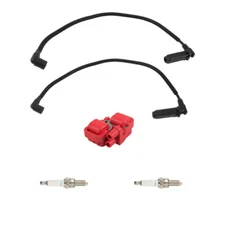 Ignition Coil and Spark Plug w Wire Cap for 2011-2014 Polaris RZR 800