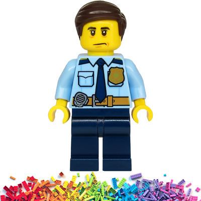 ☀️ New LEGO™ City Police Officer Tom Bennett Minifigure From