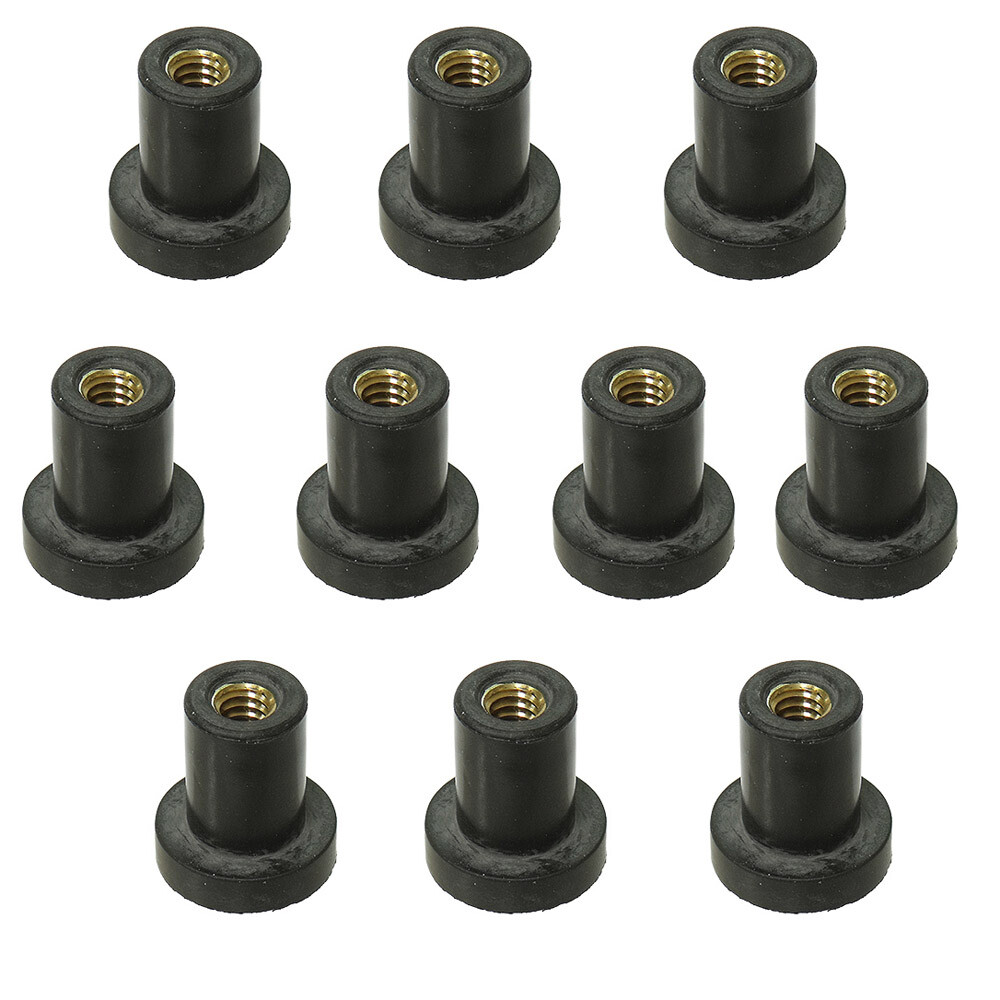 10 Pack SPI Wellnut Grommets Well Nuts for Polaris Replaces OEM