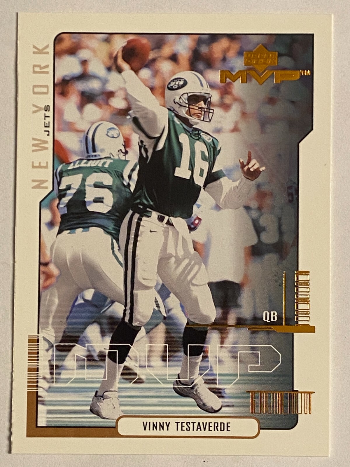 2000 Upper Deck MVP #117 Vinny Testaverde New York Jets 