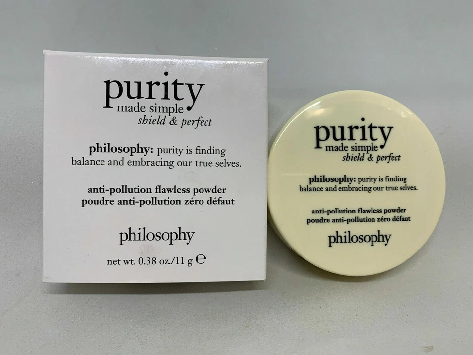 LOT OF 2 Philosophy Purity Made Simple Shield Perfect Flawless Powder .38 oz NIB - Image 3 of 4