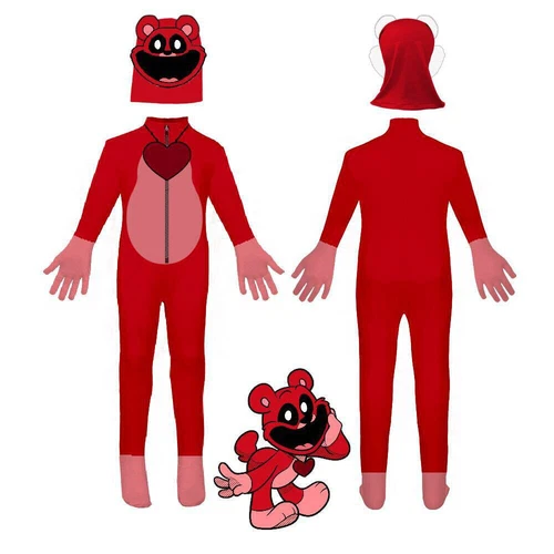 Poppy Playtime Chapter 3 Festival Costume Jumpsuit Fancy Dress Kids Boys Girl UK - Picture 16 of 29