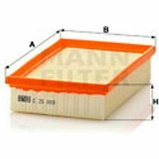 MANN-FILTER Luftfilter C 25 009 PORSCHE 911